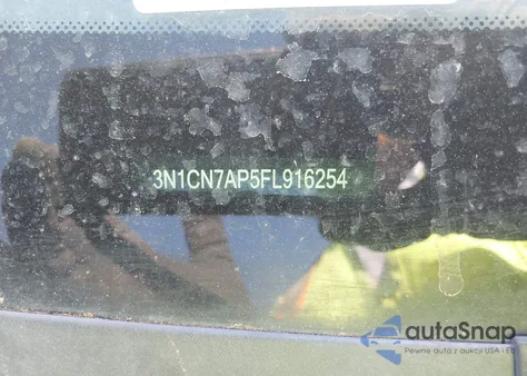 2015 Nissan Versa 1.6 Sl from USA, damaged, VIN 3N1CN7AP5FL916254